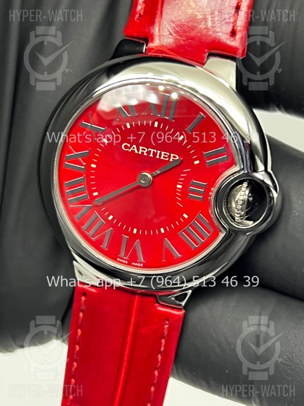 Фото 4 - Cartier Ballon Bleu de Cartier 33mm Red
