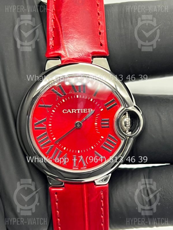 Фото 6 - Cartier Ballon Bleu de Cartier 33mm Red