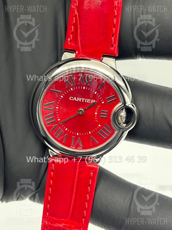 Фото 7 - Cartier Ballon Bleu de Cartier 33mm Red