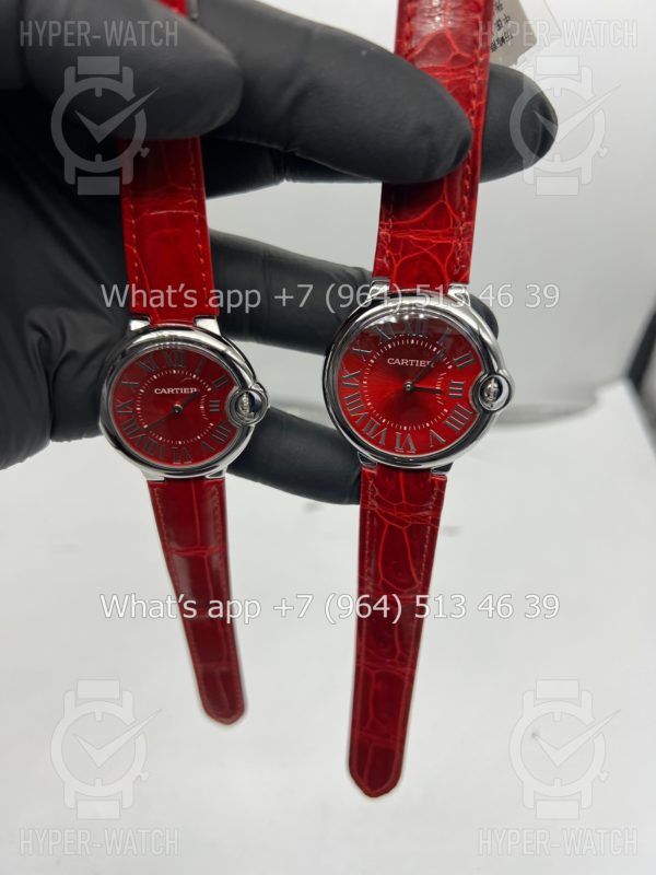 Фото 16 - Cartier Ballon Bleu de Cartier 33mm Red
