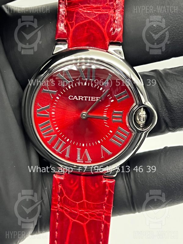 Фото 9 - Cartier Ballon Bleu de Cartier 36mm Red