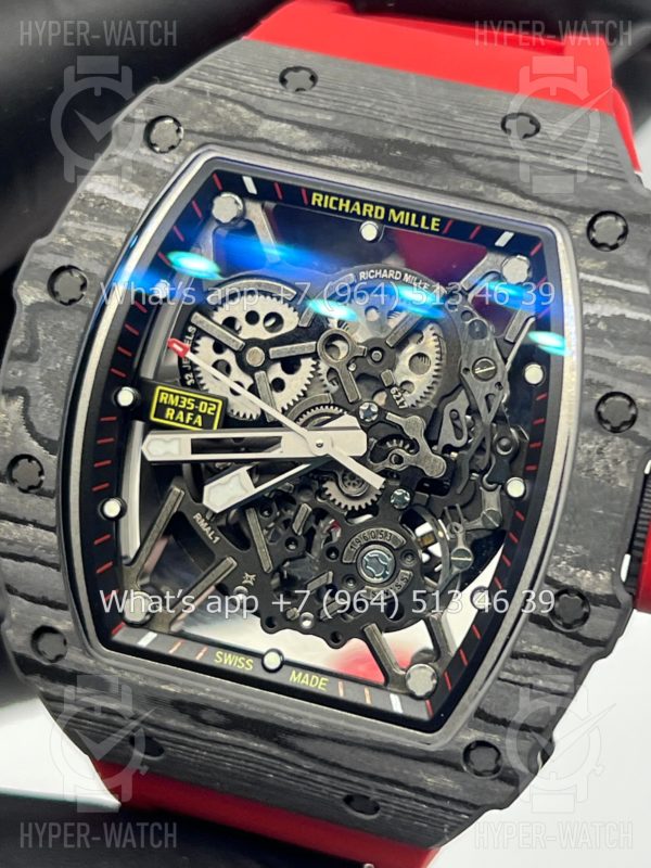 Товар Richard Mille RM 035-02 Rafa Carbon Black Red V2 Art 8765 Фото 8 - Richard Mille RM 035-02 Rafa Carbon Black Red V2 Art 8765