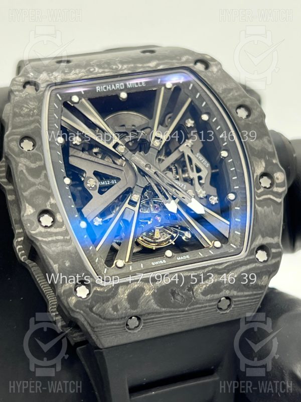 Фото 6 - Richard Mille RM 12-01 Tourbillon Black Carbon