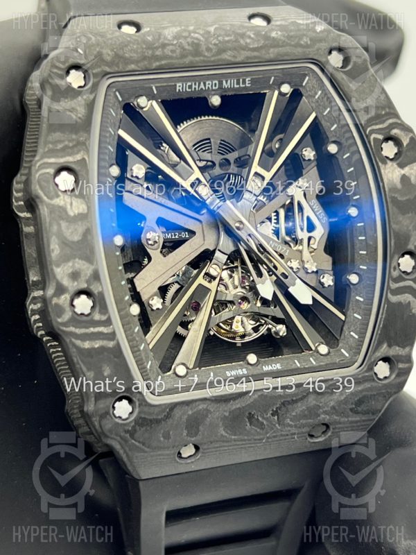 Фото 7 - Richard Mille RM 12-01 Tourbillon Black Carbon