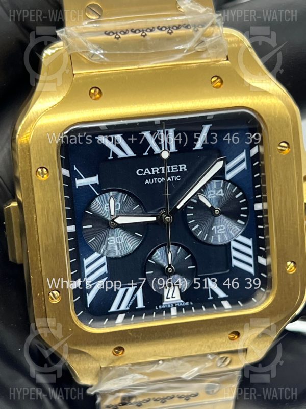 Фото 10 - Cartier Santos de Cartier 43mm Art 8678