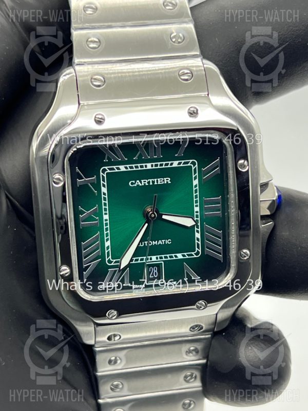 Фото 9 - Cartier Santos de Cartier 40mm Art 8662