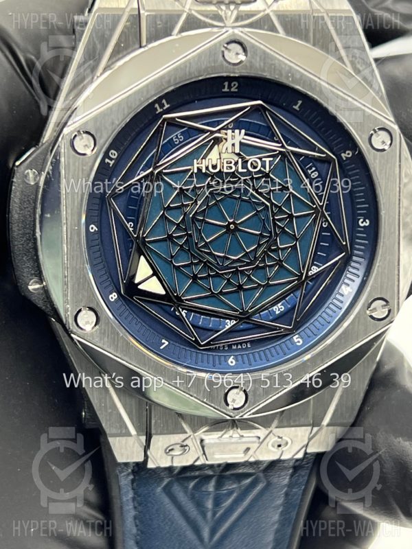 Фото 6 - Hublot Big Bang Sang Bleu 415.NX.7179.VR.MXM18