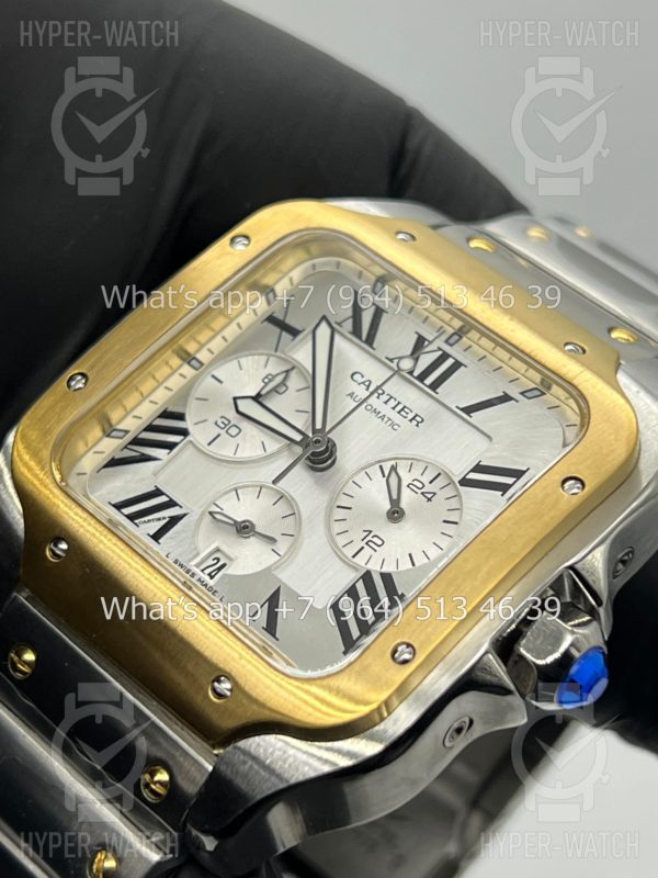 Фото 4 - Cartier Santos de Cartier 43mm Art 8674