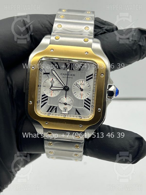 Фото 9 - Cartier Santos de Cartier 43mm Art 8674