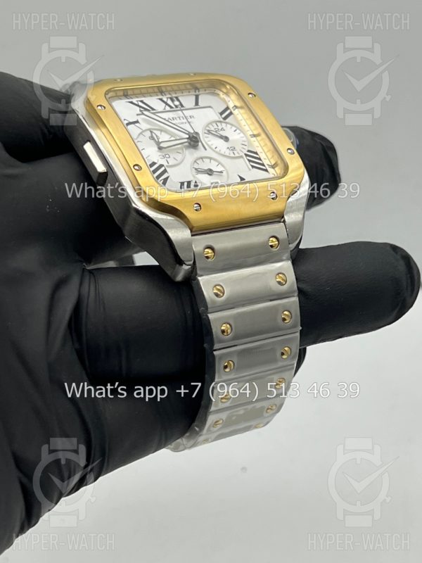 Фото 10 - Cartier Santos de Cartier 43mm Art 8674