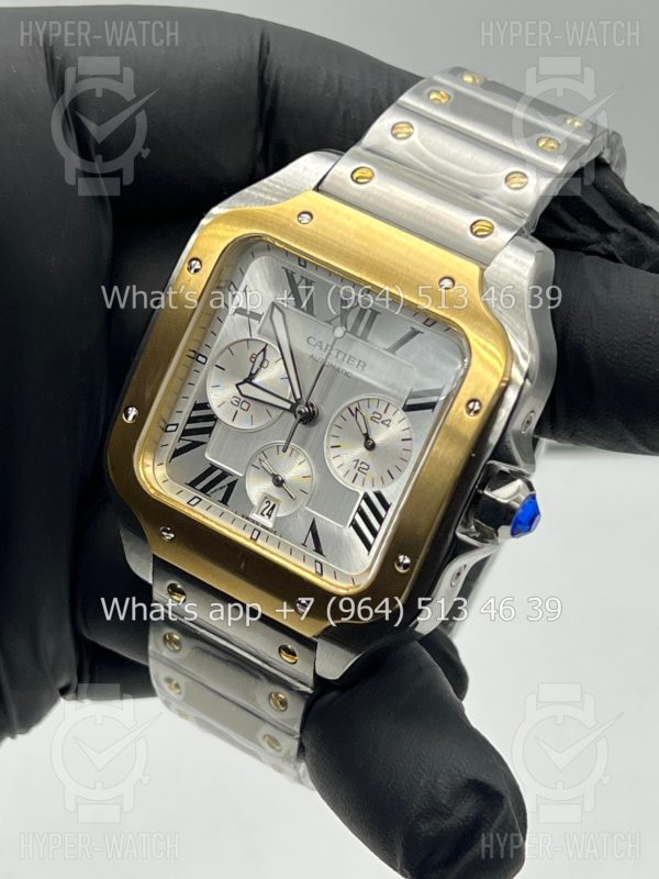 Фото 11 - Cartier Santos de Cartier 43mm Art 8674