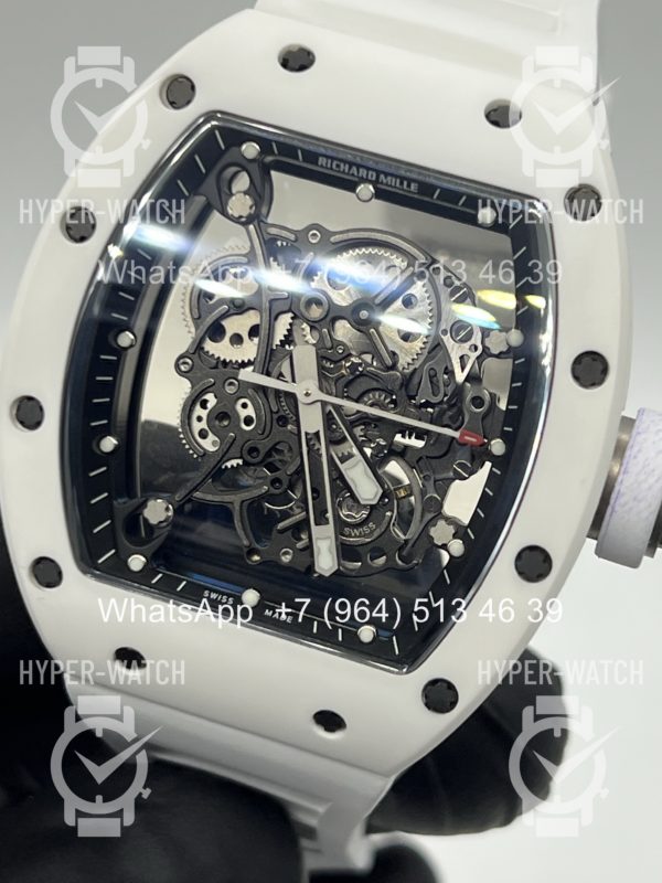 Фото 9 - Richard Mille RM 055 White Bubba Watson Ceramic