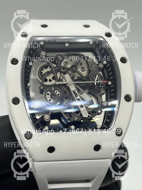 Фото 10 - Richard Mille RM 055 White Bubba Watson Ceramic