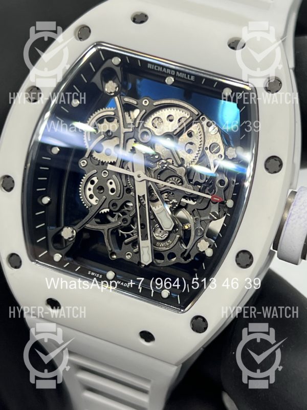 Фото 13 - Richard Mille RM 055 White Bubba Watson Ceramic