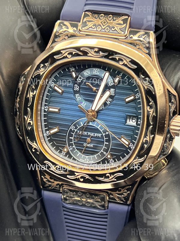 Товар Patek Philippe Nautilus 44mm Engraved Art 8883 Фото 4 - Patek Philippe Nautilus 44mm Engraved Art 8883