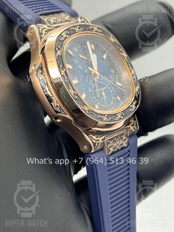 Товар Patek Philippe Nautilus 44mm Engraved Art 8883 Фото 6 - Patek Philippe Nautilus 44mm Engraved Art 8883
