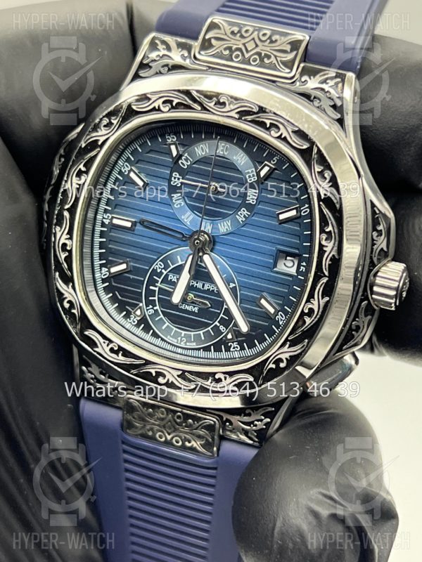 Фото 2 - Patek Philippe Nautilus 44mm Engraved Art 8884