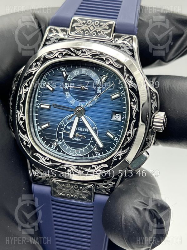 Фото 3 - Patek Philippe Nautilus 44mm Engraved Art 8884
