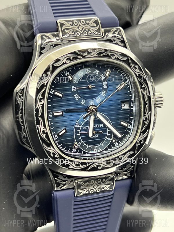 Фото 4 - Patek Philippe Nautilus 44mm Engraved Art 8884