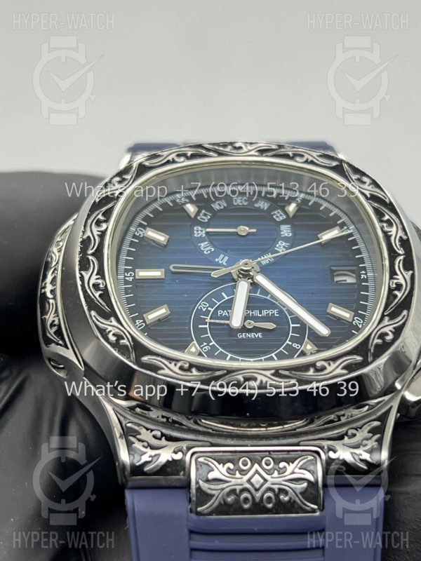 Фото 6 - Patek Philippe Nautilus 44mm Engraved Art 8884
