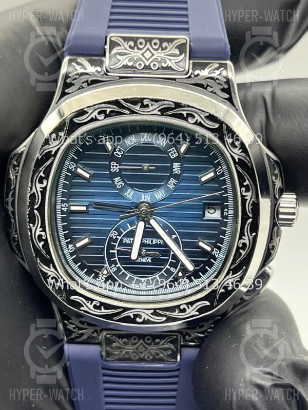 Фото 7 - Patek Philippe Nautilus 44mm Engraved Art 8884