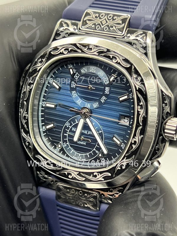Фото 8 - Patek Philippe Nautilus 44mm Engraved Art 8884