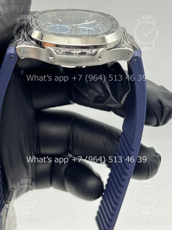Фото 13 - Patek Philippe Nautilus 44mm Engraved Art 8884