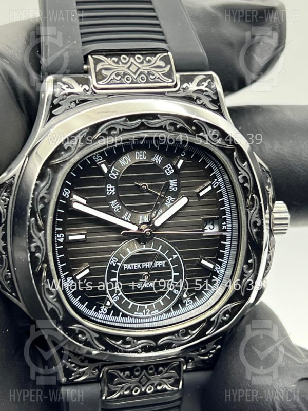Фото 4 - Patek Philippe Nautilus 44mm Engraved Art 8877