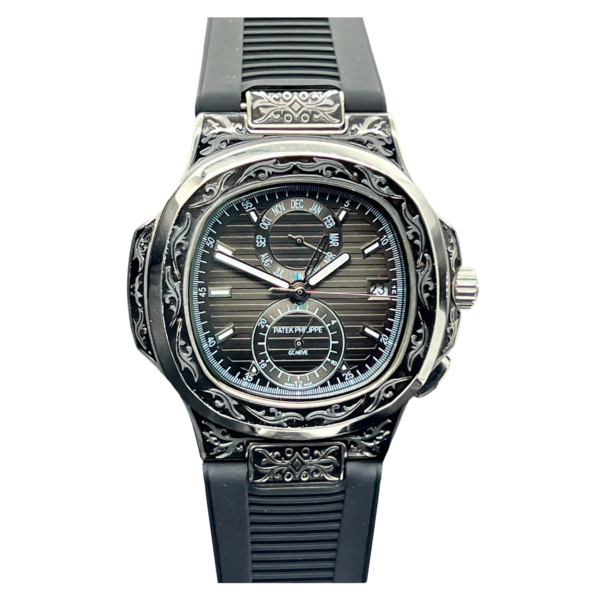 Фото 1 - Patek Philippe Nautilus 44mm Engraved Art 8877