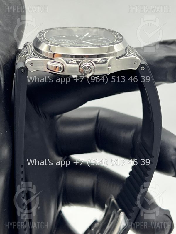 Фото 14 - Patek Philippe Nautilus 44mm Engraved Art 8877