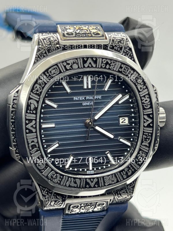 Товар Patek Philippe Nautilus 40mm Engraved Art 8878 Фото 18 - Patek Philippe Nautilus 40mm Engraved Art 8878