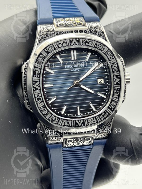 Товар Patek Philippe Nautilus 40mm Engraved Art 8878 Фото 7 - Patek Philippe Nautilus 40mm Engraved Art 8878