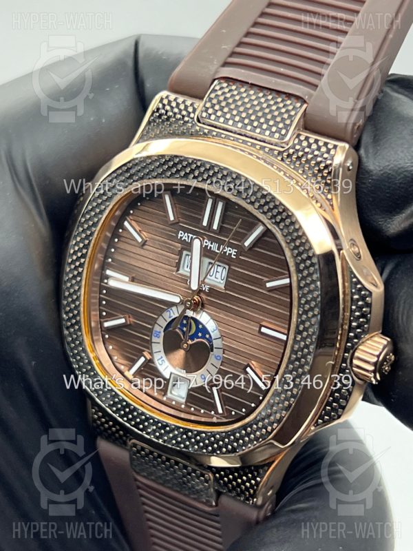 Фото 7 - Patek Philippe Nautilus 40mm Engraved Art 8879