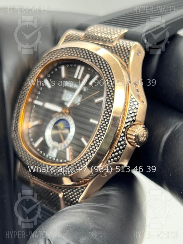 Фото 5 - Patek Philippe Nautilus 40mm Engraved Art 8881