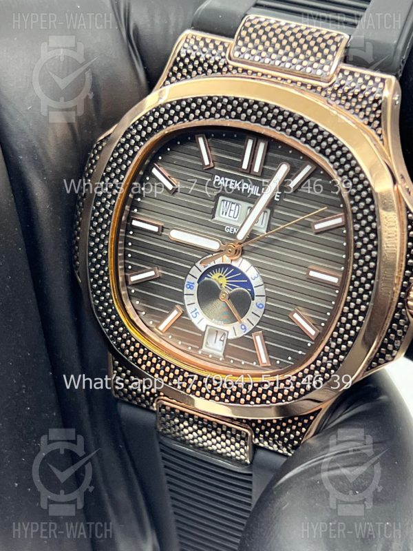 Фото 6 - Patek Philippe Nautilus 40mm Engraved Art 8881