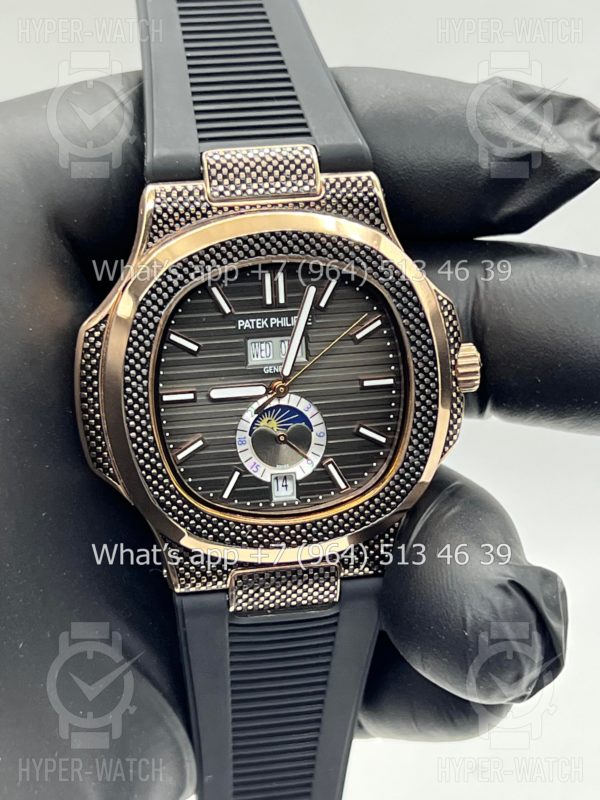 Фото 7 - Patek Philippe Nautilus 40mm Engraved Art 8881
