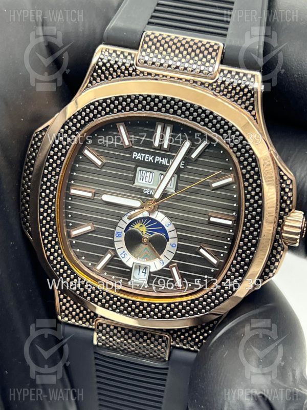 Фото 9 - Patek Philippe Nautilus 40mm Engraved Art 8881