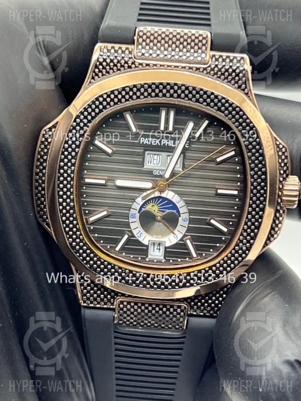 Фото 11 - Patek Philippe Nautilus 40mm Engraved Art 8881