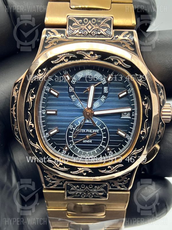 Фото 2 - Patek Philippe Nautilus 44mm Engraved Art 9087
