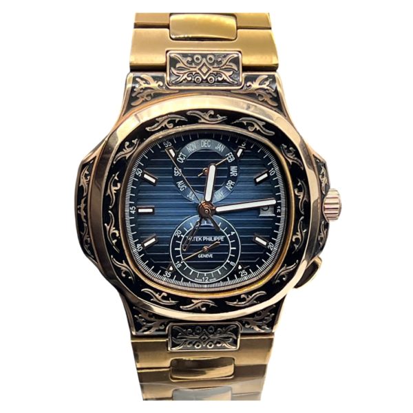 Фото 1 - Patek Philippe Nautilus 44mm Engraved Art 9087