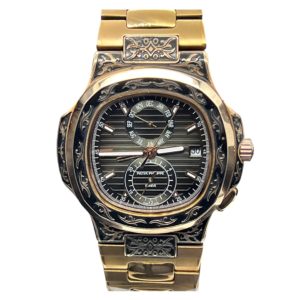 Фото 56 - Patek Philippe Nautilus 44mm Engraved Art 9088