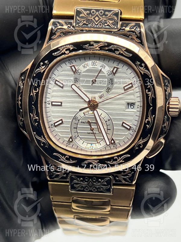 Фото 2 - Patek Philippe Nautilus 44mm Engraved Art 9089