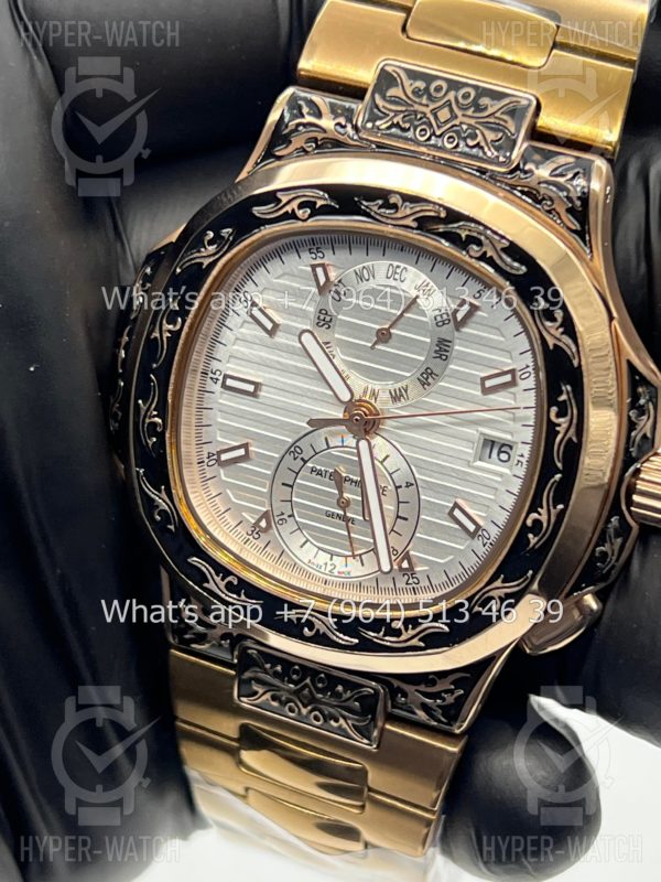 Фото 3 - Patek Philippe Nautilus 44mm Engraved Art 9089