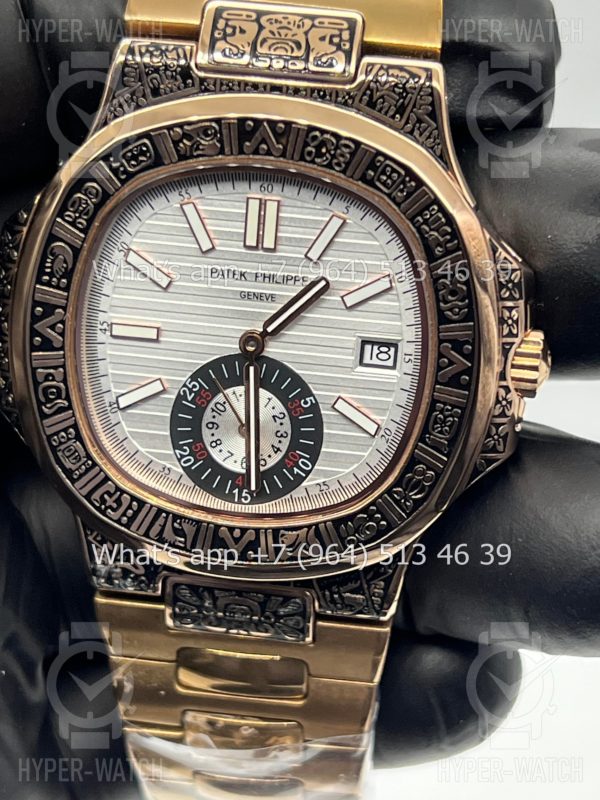 Фото 2 - Patek Philippe Nautilus 44mm Engraved Art 9096