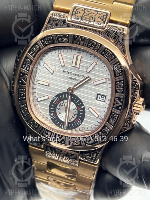 Фото 3 - Patek Philippe Nautilus 44mm Engraved Art 9096