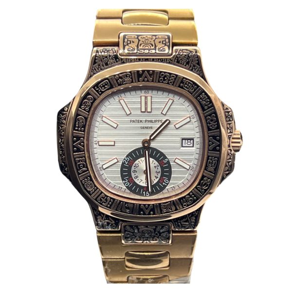 Фото 1 - Patek Philippe Nautilus 44mm Engraved Art 9096