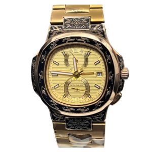 Фото 44 - Patek Philippe Nautilus 44mm Engraved Art 9090