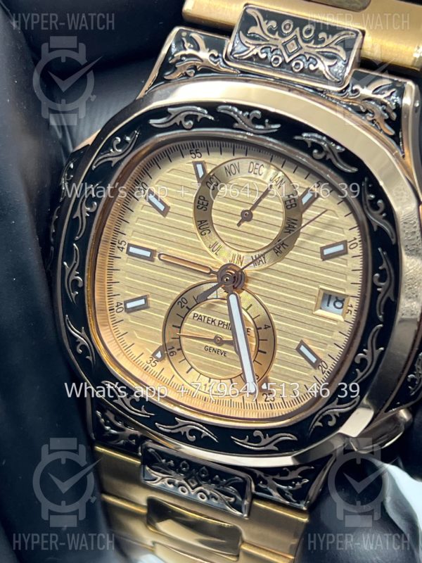 Товар Patek Philippe Nautilus 44mm Engraved Art 9091 Фото 3 - Patek Philippe Nautilus 44mm Engraved Art 9091