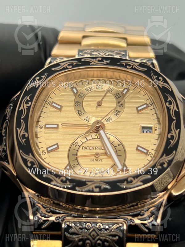 Товар Patek Philippe Nautilus 44mm Engraved Art 9091 Фото 4 - Patek Philippe Nautilus 44mm Engraved Art 9091