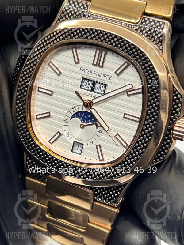 Товар Patek Philippe Nautilus 40mm Engraved Art 9105 Фото 3 - Patek Philippe Nautilus 40mm Engraved Art 9105